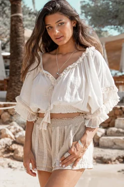 Pantalon court Chalina Sand