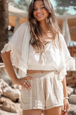 Pantalon court Chalina Sand