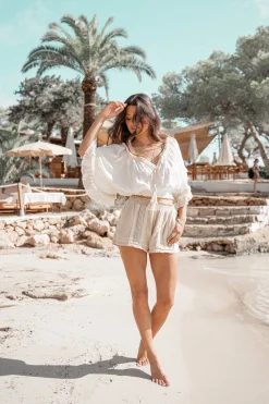 Pantalon court Chalina Sand