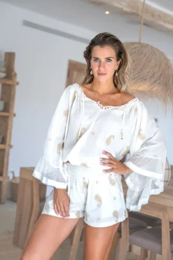 Pantalon court Mila Esencia Ivoire
