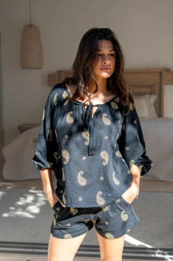 Pantalon court Mila Esencia Noir