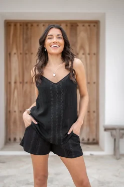 Pantalon court Mila Noir