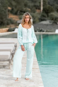 Pantalon de menthe Agar