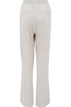 Pantalon en lin Lyana Beige clair