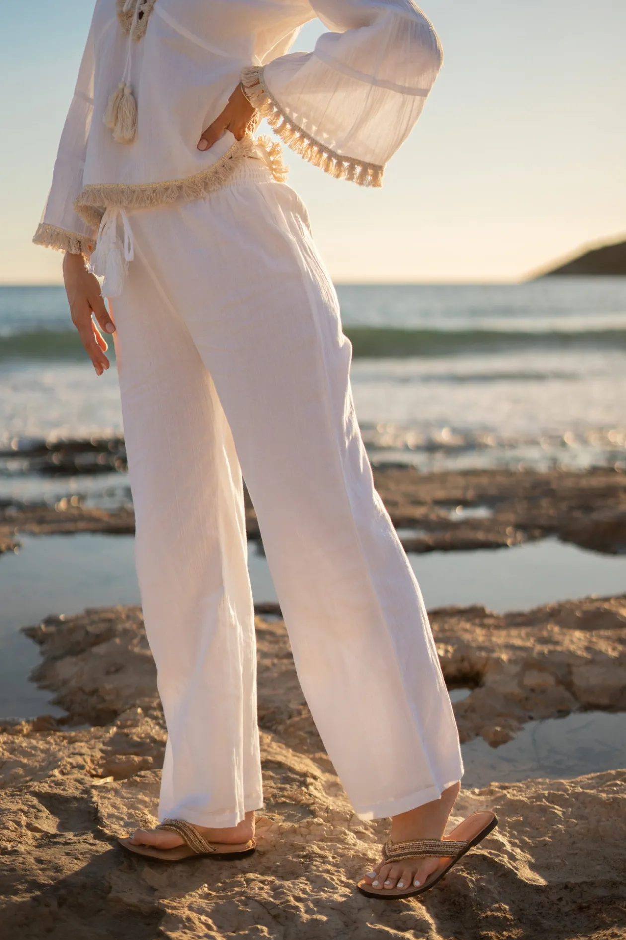 Pantalon Esma Blanc