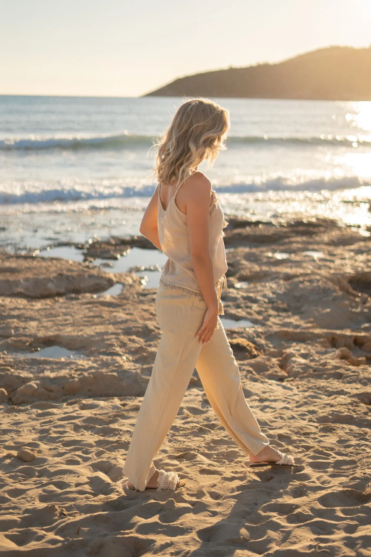 Pantalon Esma Sand