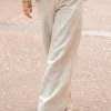 Pantalon Sparkle Ecru Gold