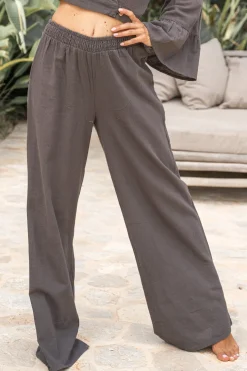 Pantalon Tonia Plain Dark Anthracite