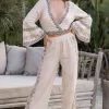 Pantalon Tonia Resort Ivoire