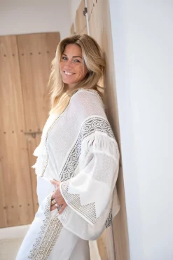 Pantalon Tonia Scorva Blanc