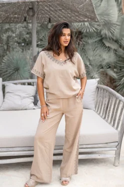 Pantalon Tonia Scorva Sand