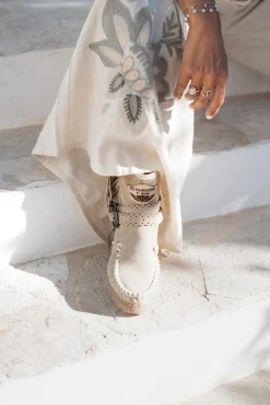Pantalon Vena Floral Ivoire