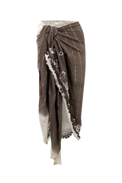 Pareo Beige Marron