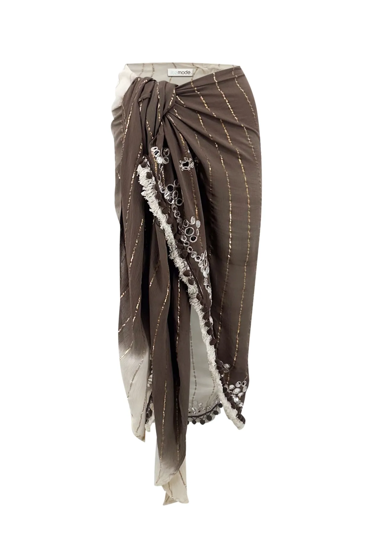 Pareo Beige Marron