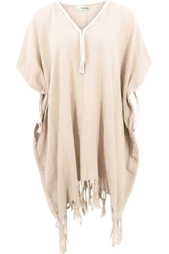 Poncho Mar Ecru