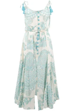 Robe à bretelles Adella Aqua