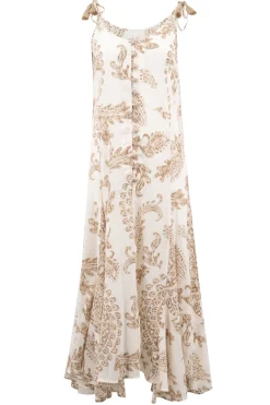 Robe à bretelles Adella Taupe