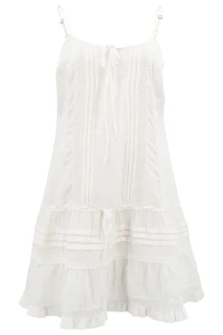 Robe à bretelles Chalina Blanc