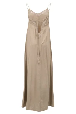 Robe à bretelles Eli Taupe