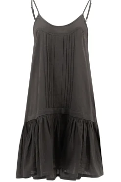 Robe à bretelles Evelyn Anthracite