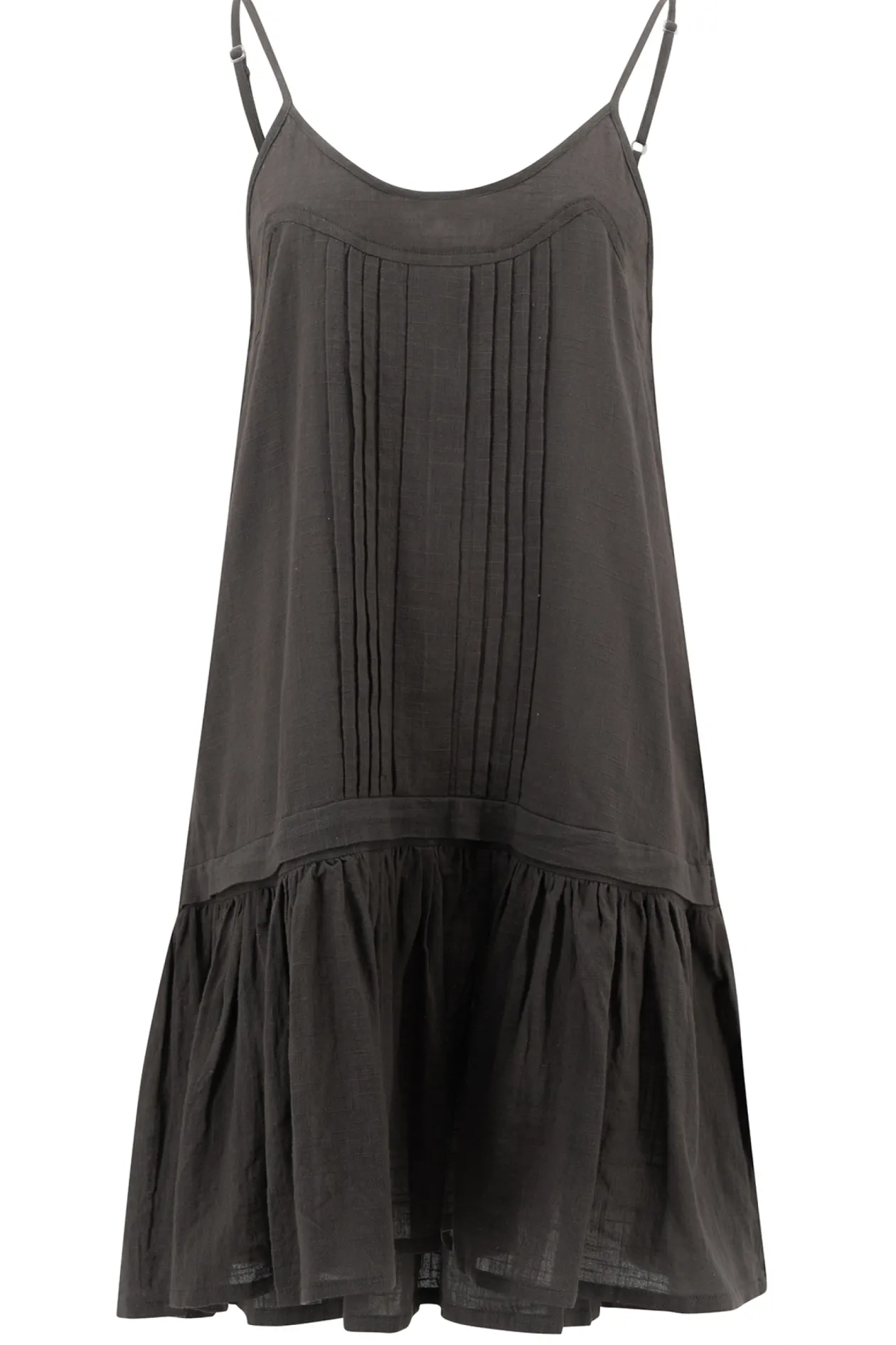 Robe à bretelles Evelyn Anthracite