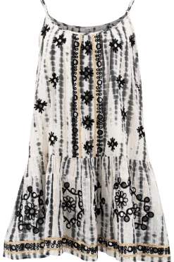 Robe à bretelles Faye Mirror Noir