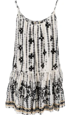 Robe à bretelles Faye Mirror Noir