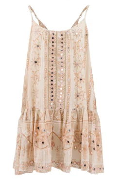 Robe à bretelles Faye Mirror Peach