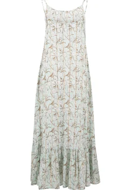 Robe à bretelles Madia Flower Mint