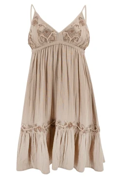 Robe à bretelles Marfil Elegancia Light Taupe