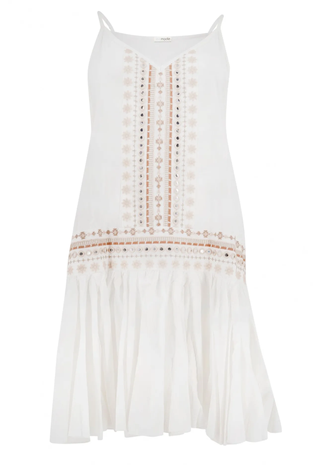 Robe à bretelles Mila Alma Blanc