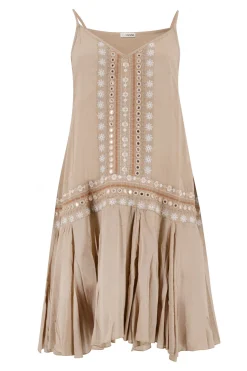 Robe à bretelles Mila Alma Taupe