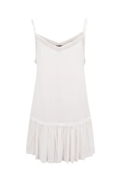 Robe à bretelles Mila Ivoire