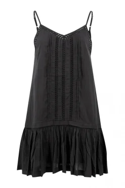 Robe à bretelles Mila Noir