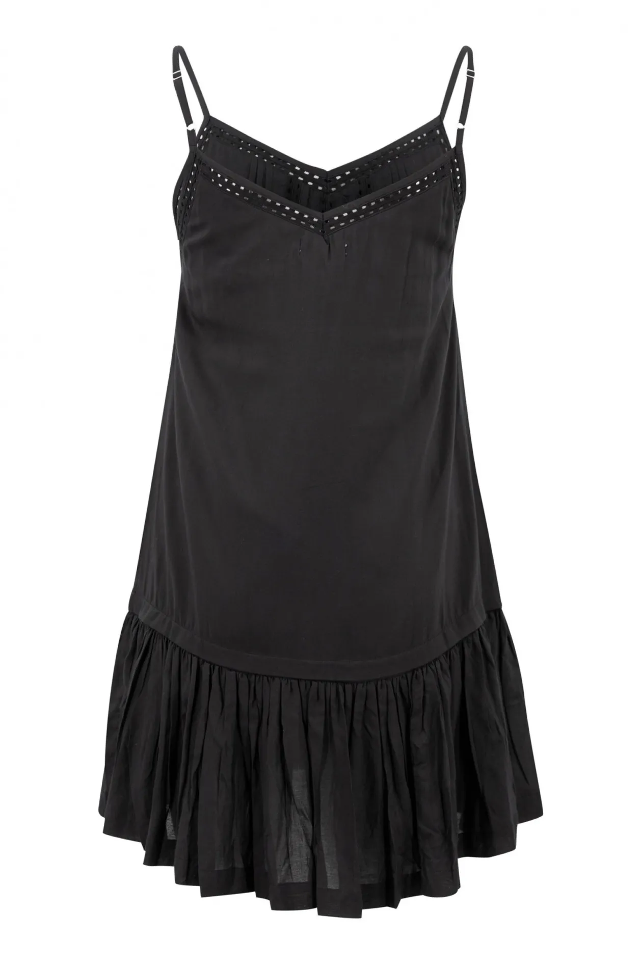 Robe à bretelles Mila Noir