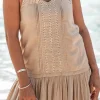 Robe à bretelles Mila Sand
