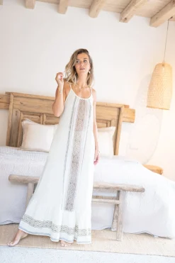 Robe à bretelles Royal Scorva Ecru