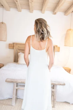 Robe à bretelles Royal Scorva Ecru