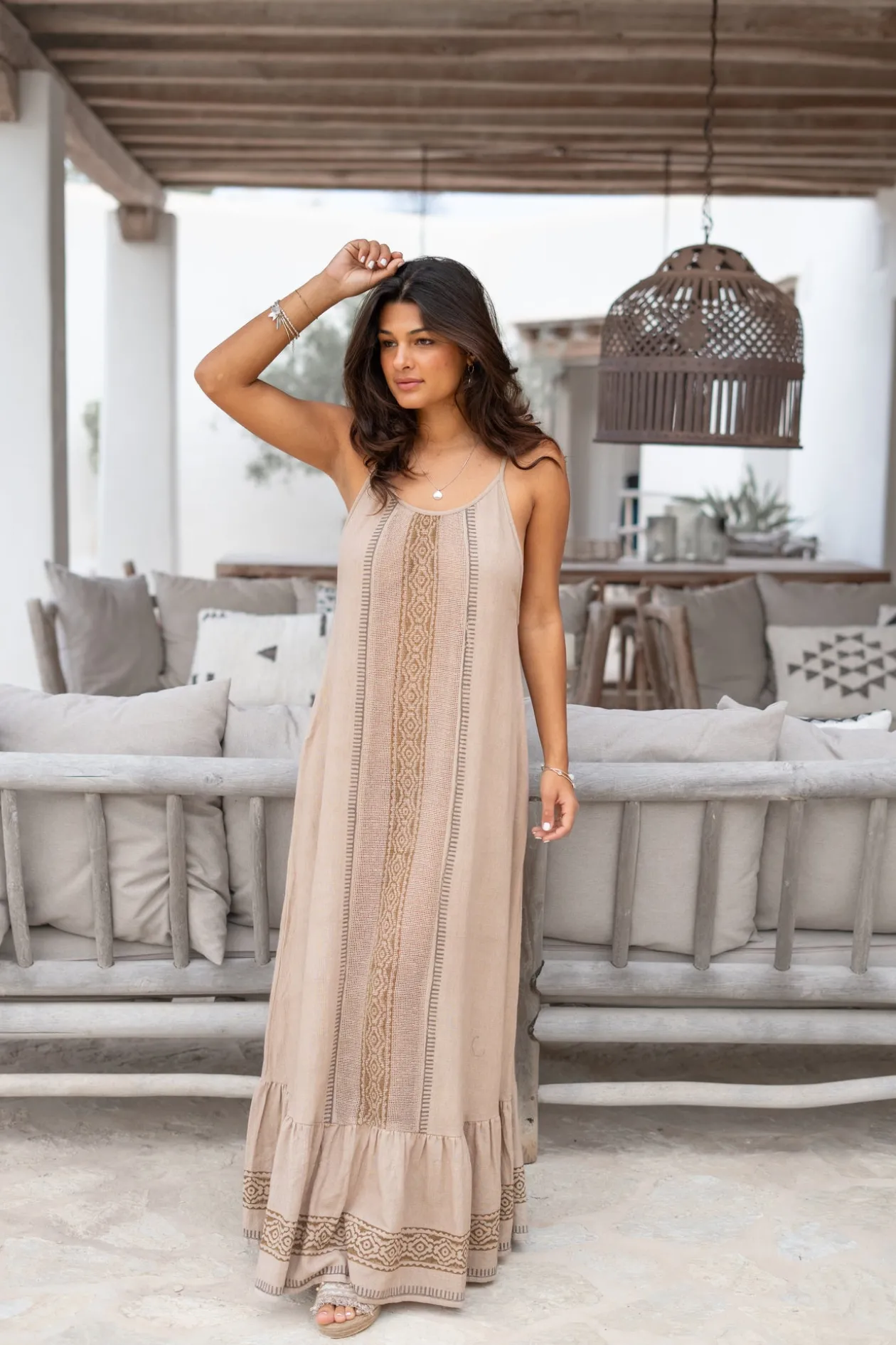 Robe à bretelles Royal Scorva Sand