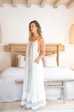 Robe à bretelles Royal Scorva Ecru