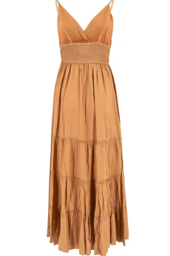 Robe Alicia Strap Cognac