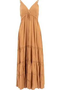 Robe Alicia Strap Cognac
