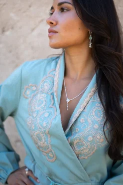 Robe Corazon Stone Blue