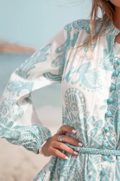 Robe courte Adella Aqua