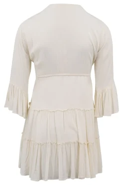 Robe courte Alise Ivoire