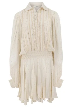 Robe courte Bliss Ecru