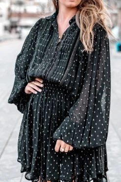 Robe courte Bliss Noir