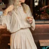 Robe courte Bliss Taupe