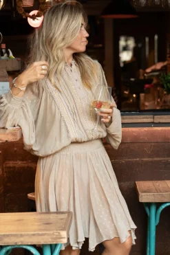 Robe courte Bliss Taupe