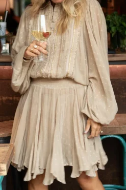 Robe courte Bliss Taupe